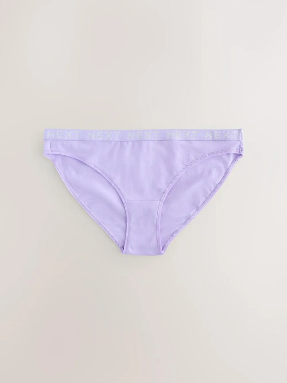Discount Next Pastel High Leg Cotton Logo Knickers 4 Pack