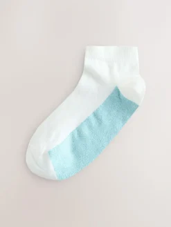 Best Next Pastel Marl Footbed Trainer Socks 4 Pack