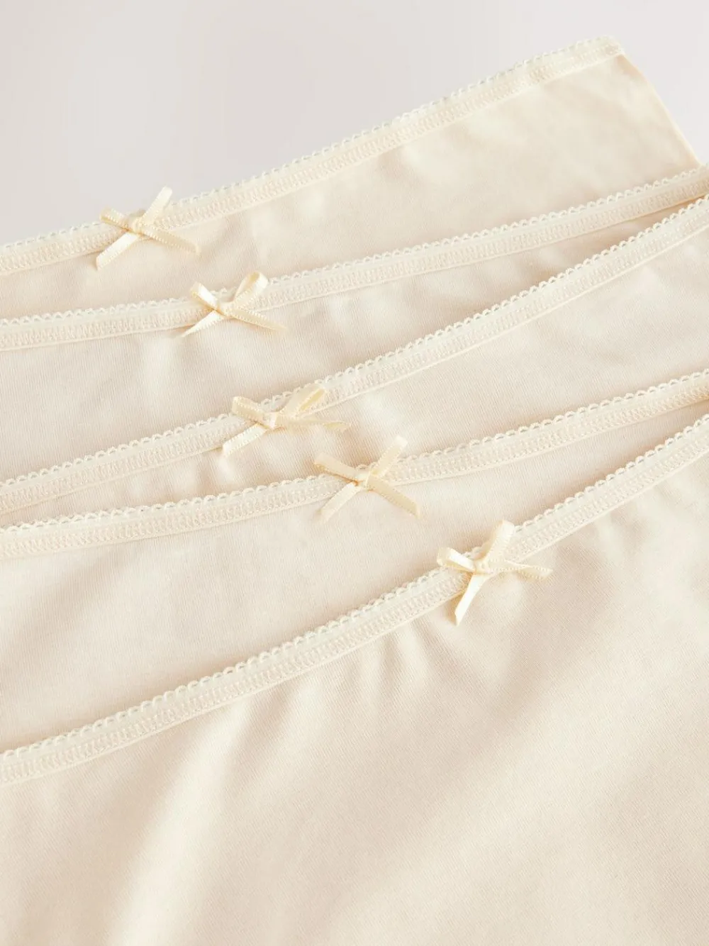 Outlet Next Pastel Rose Nude Full Brief Cotton Rich Knickers 5 Pack