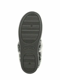 Pavers Warm Lined Memory Foam Slippers^Women Slippers