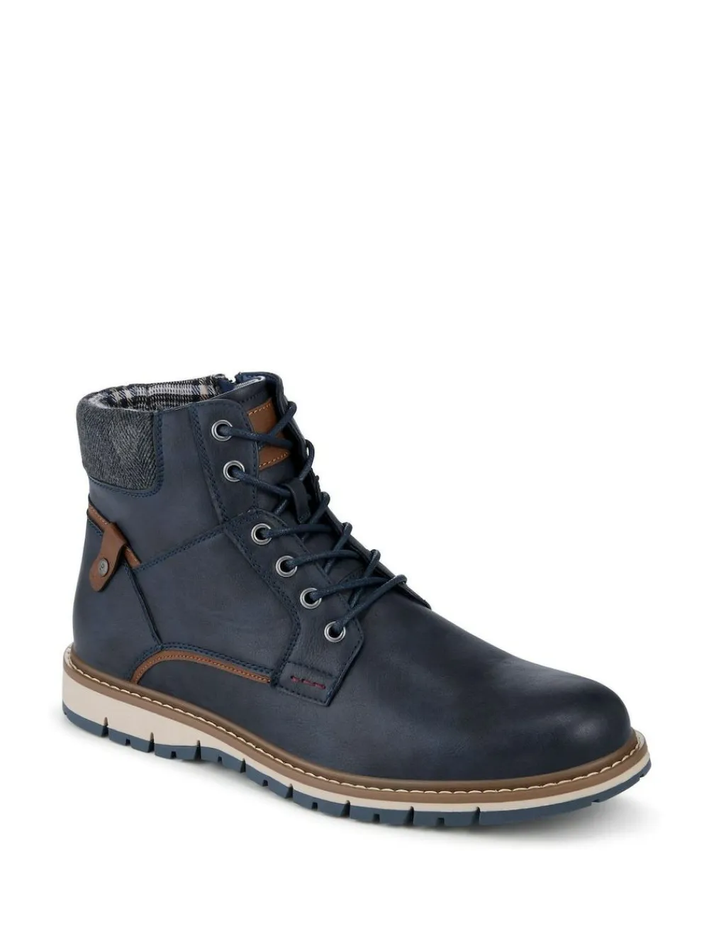 Pavers Lace Up With Fabric Cuff Boots^ Boots|Boots
