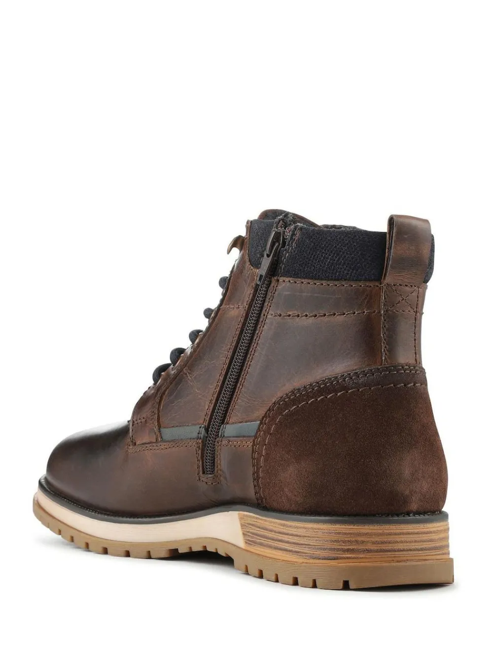 Pavers Wide Fit Leather Boots With Grip Sole^ Boots|Boots