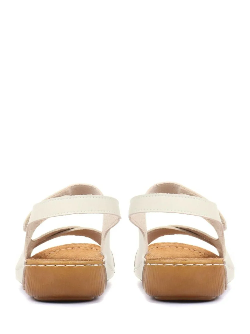 Pavers Ladies Touch Fasten Sandals^Women Flats