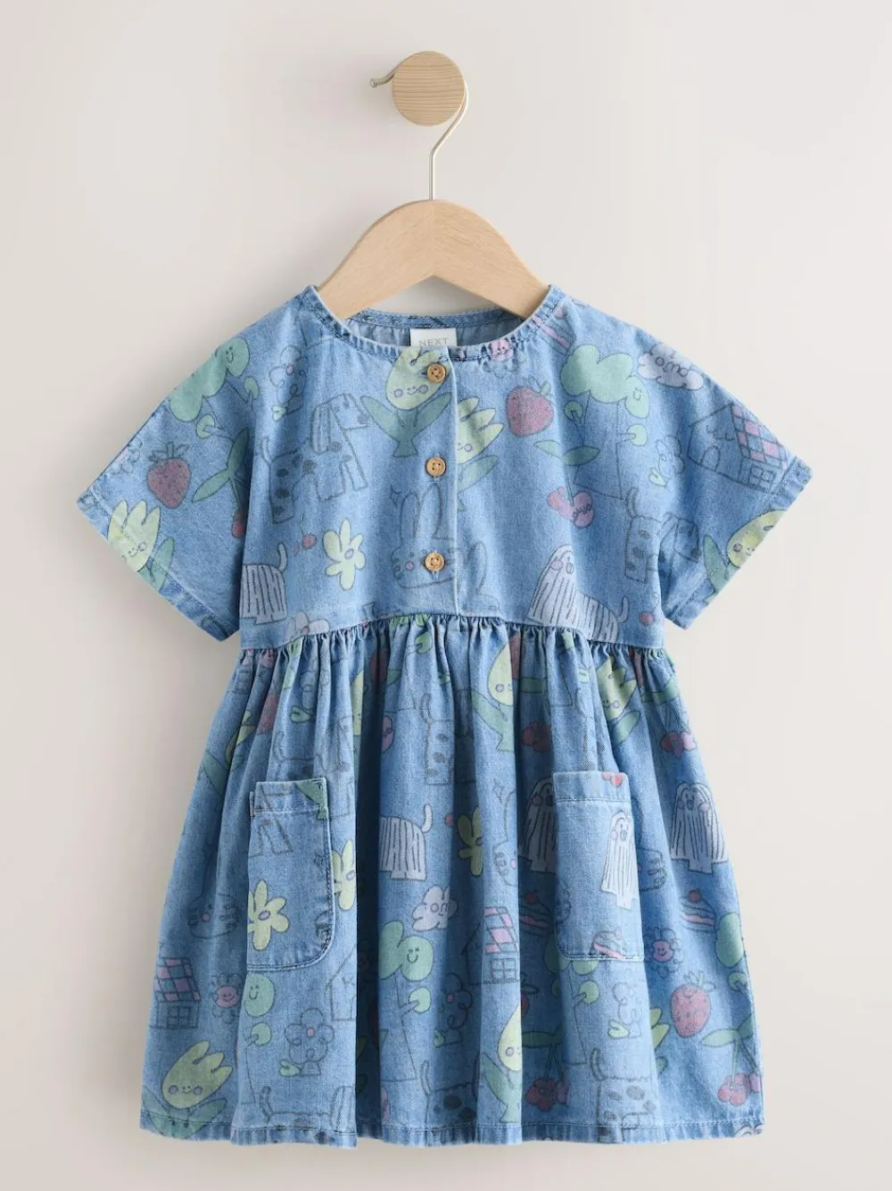 Next Short Sleeve Dress (3mths-8yrs)^ Dresses|Dresses