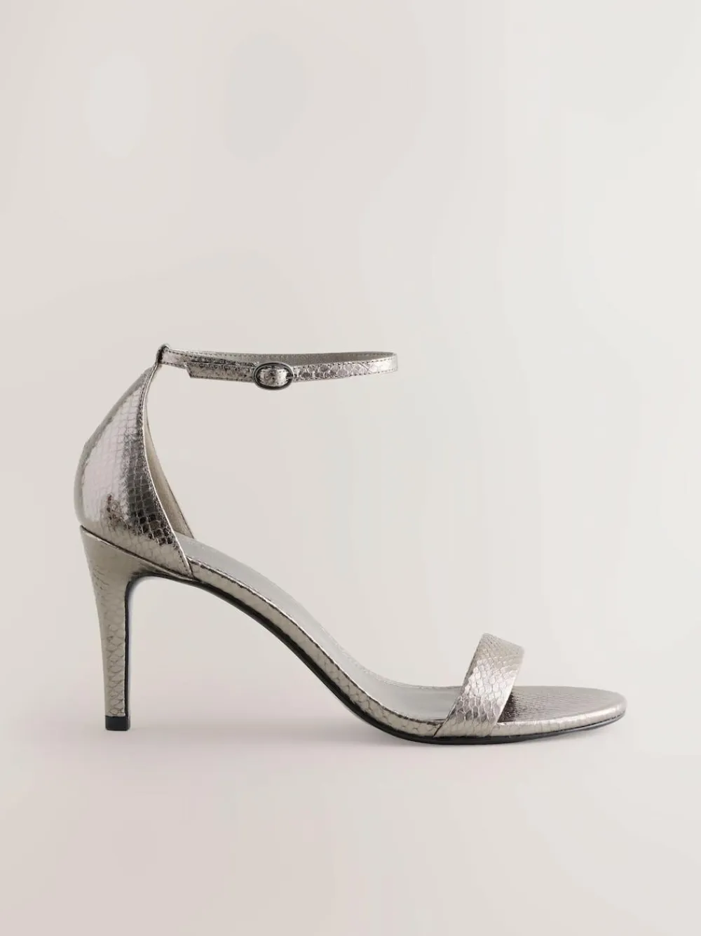 Sale Next Forever Comfort® Strappy Heeled Sandals Pewter