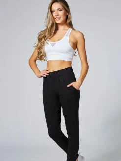 Pineapple Viscose Relaxed Fit Jersey Joggers^Women Loungewear