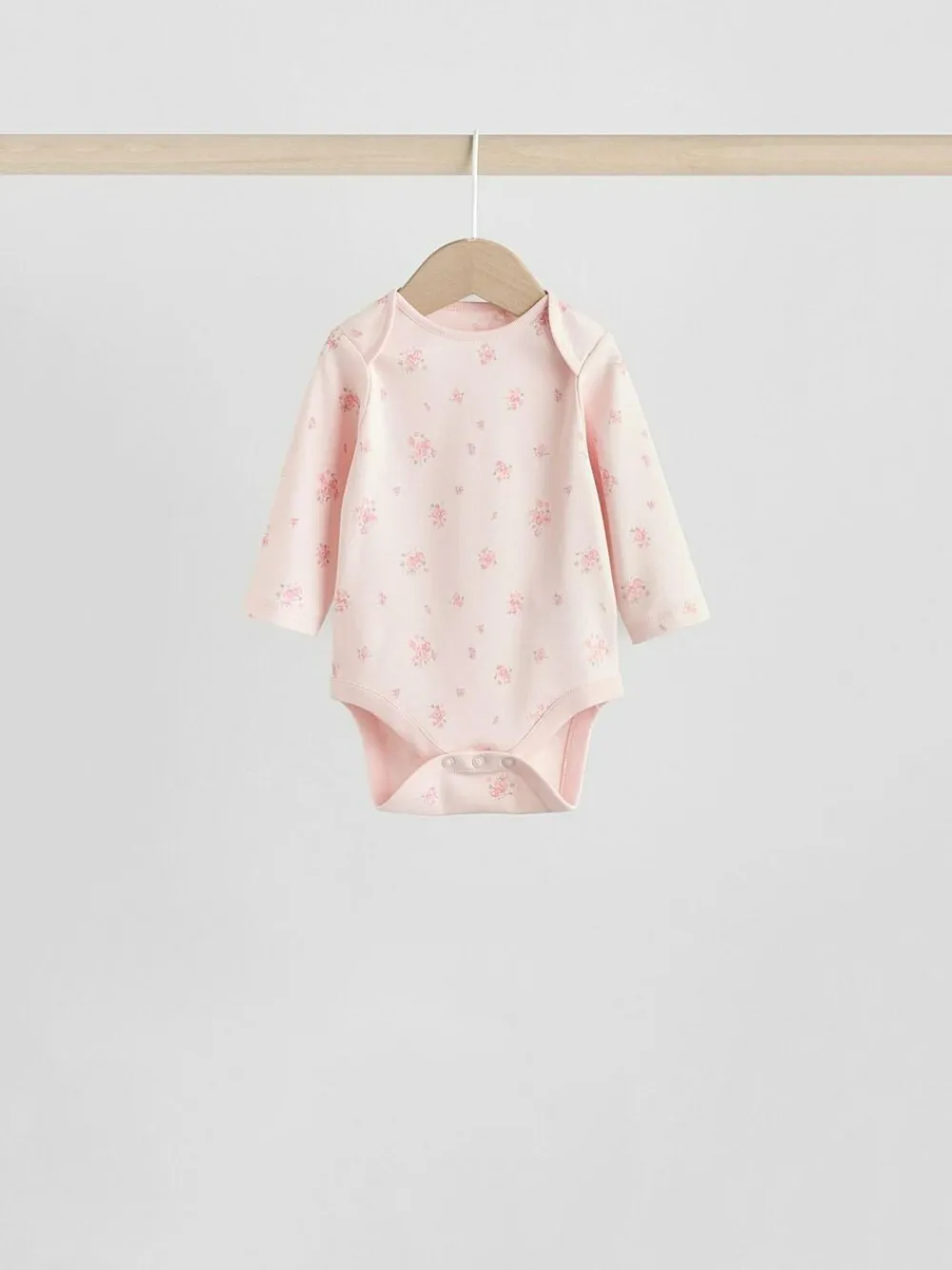 Sale Next Pink 7 Pack Long Sleeve Baby Bodysuit