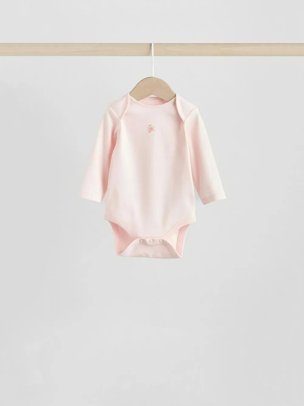 Sale Next Pink 7 Pack Long Sleeve Baby Bodysuit