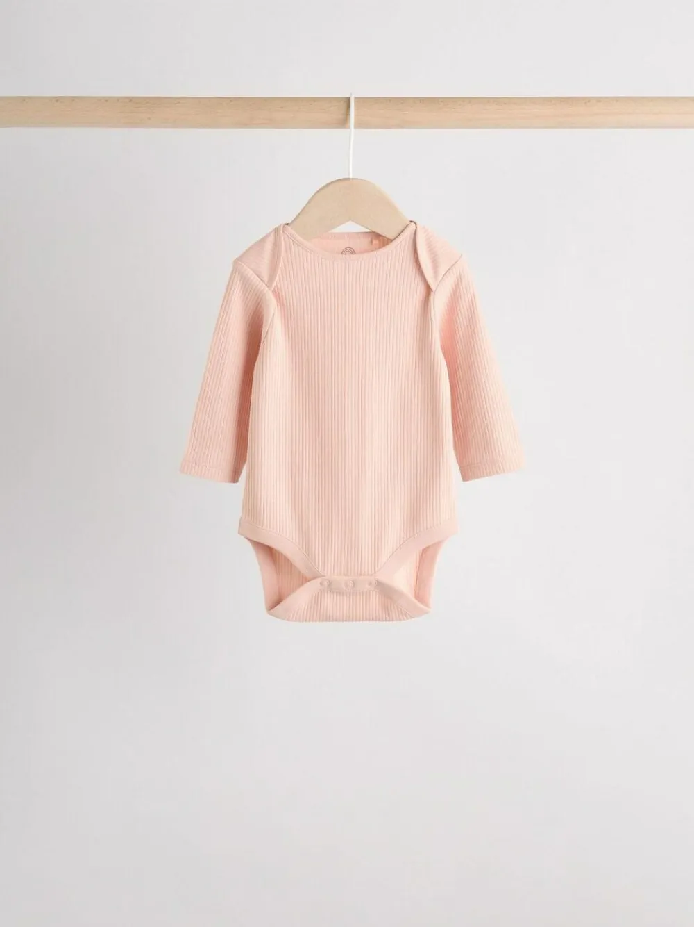 Next Pink 5 Pack Long Sleeve Baby Bodysuits^ Bodysuits & Vests|Vests