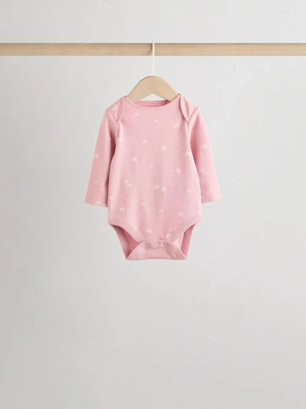 Outlet Next Pink Baby Long Sleeve Bodysuits 5 Pack