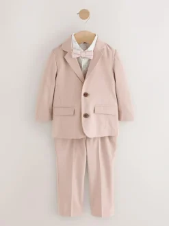 Next Blazer Shirt Trousers and Bow Tie Set (3mths-9yrs)^BOY Sets & Outfits|Sweatshirts & Hoodies