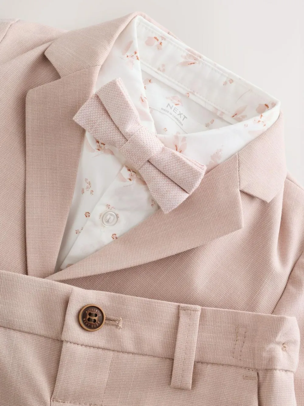Next Blazer Shirt Trousers and Bow Tie Set (3mths-9yrs)^BOY Sets & Outfits|Sweatshirts & Hoodies