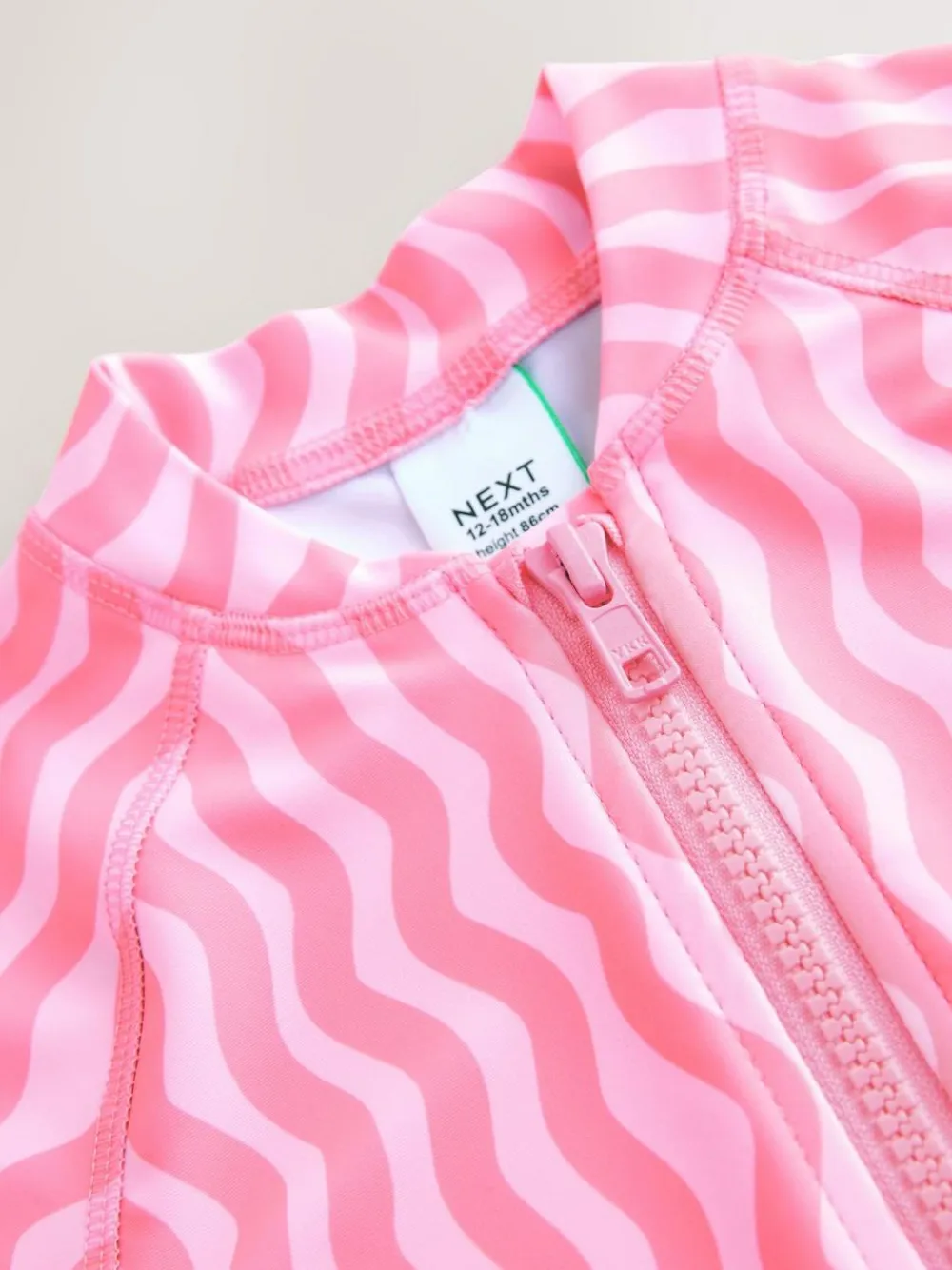 Next Pink Cherry Wave Sunsafe Swimsuit (3mths-10yrs)^ Swimwear|Swimwear