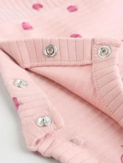 Next Pink/ Cream/ Brown Print Long Sleeve Top And Leggings Set 6 Piece (0mths-3yrs)^ Newborn Clothing|Baby Girls