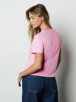 Best Next Pink Embellished Duck Short Sleeve Crew Neck Top