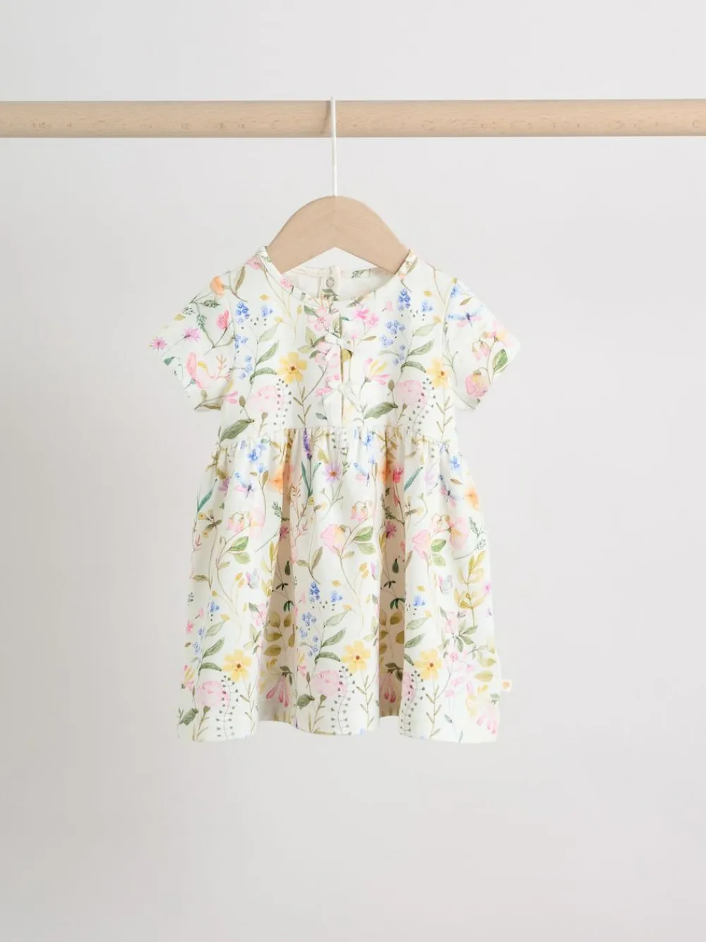 New Next Baby Short Sleeve Dress 2 Pack (0mths-3yrs) Pink Fairy