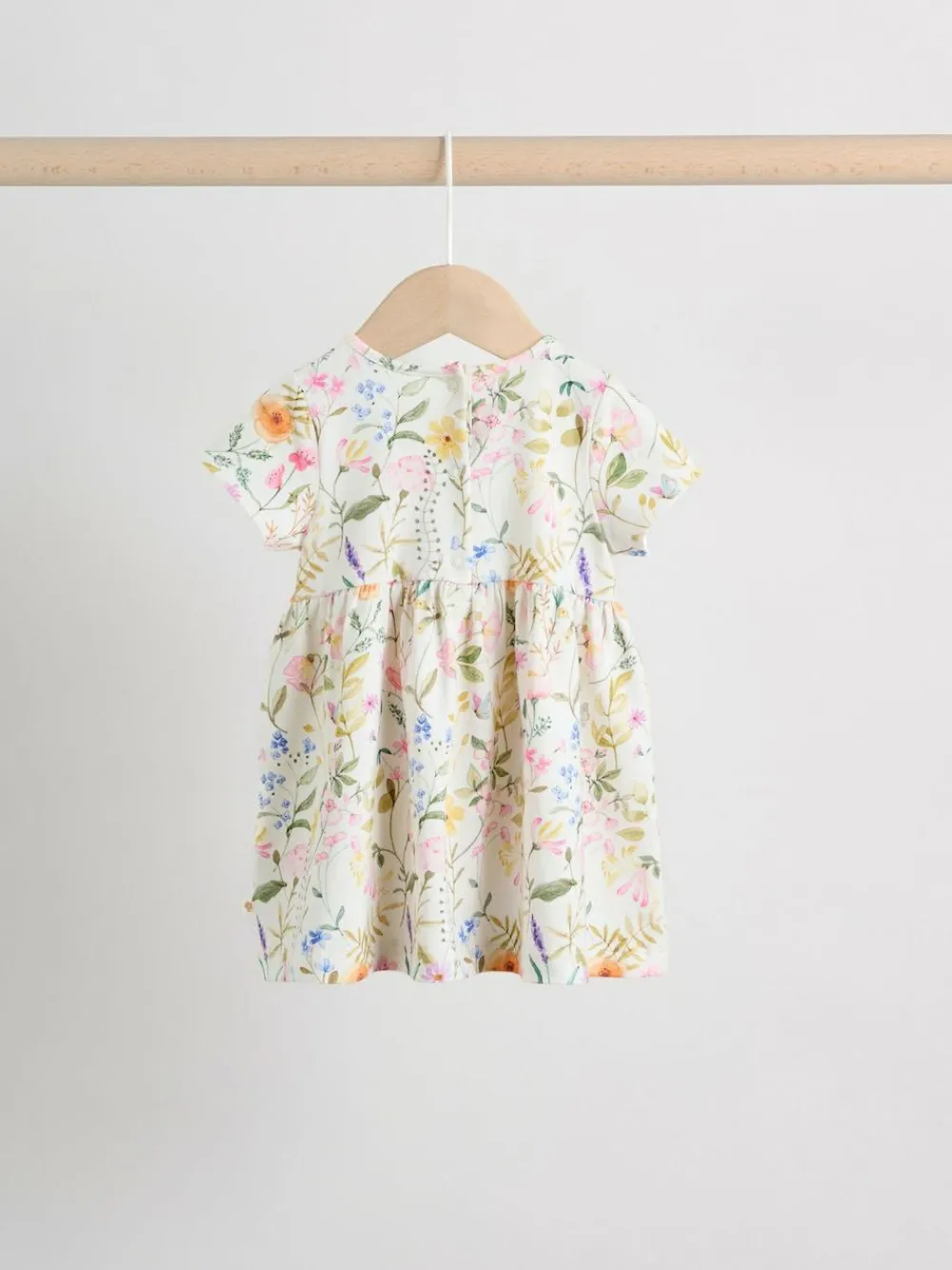 New Next Baby Short Sleeve Dress 2 Pack (0mths-3yrs) Pink Fairy