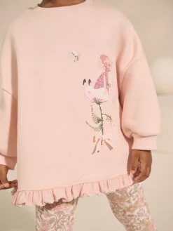 Next Frill Hem Sweatshirt & Leggings Set (3mths-7yrs)^ Baby Girls|Sweatshirts & Hoodies