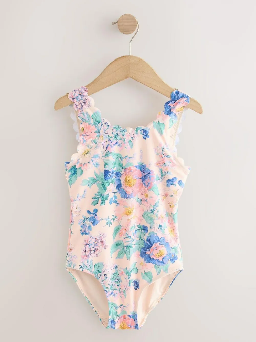 Next Scallop Edge Swimsuit (3-16yrs)^ Swimwear