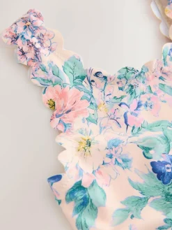 Next Scallop Edge Swimsuit (3-16yrs)^ Swimwear