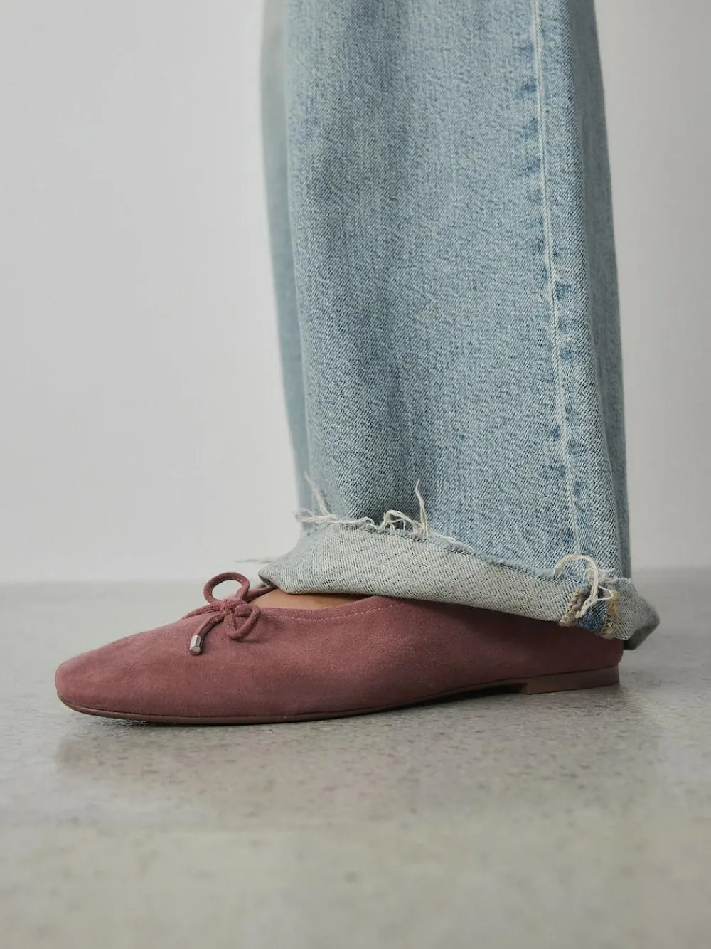 Next Forever Comfort® Suede High Cut Ballet Flats^Women Flats