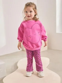 Next Sweatshirt & Flare Leggings Set (3mths-7yrs)^ Sweatshirts & Hoodies|Sweatshirts & Hoodies