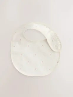 Next Pink Heart Baby Bibs 5 Pack^ Bibs|Newborn Accessories
