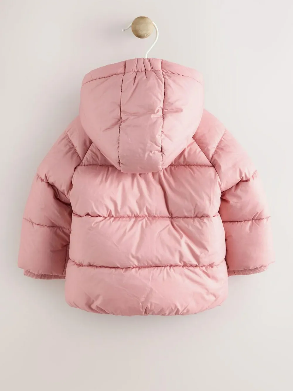 Best Next Hooded Baby Padded Jacket (0mths-2yrs) Pink