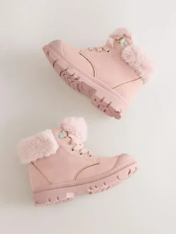 Next Lace Up Faux Fur Lined Boots^ Baby Boots|Boots