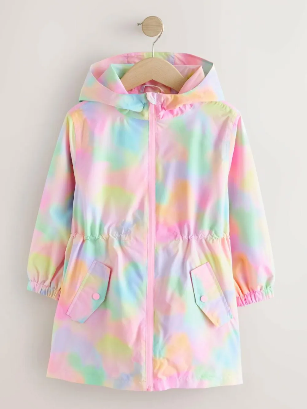 Next Pink Marble Waterproof Printed Cagoule (3-16yrs)^ Jackets & Coats|Snowsuits & Coats