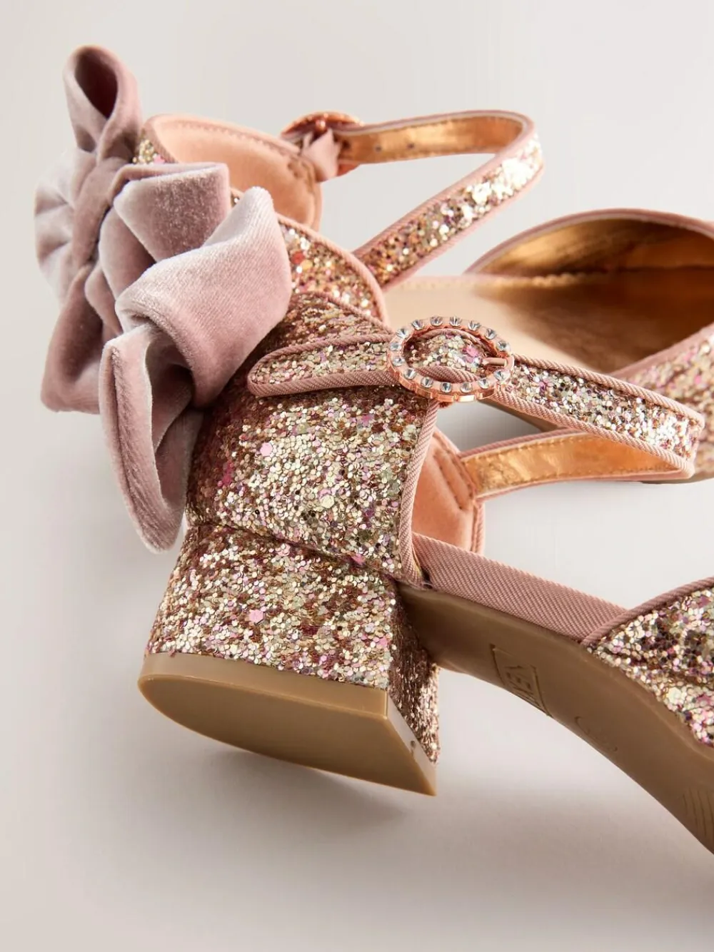 New Next Platform Heel Occasion Shoes Pink