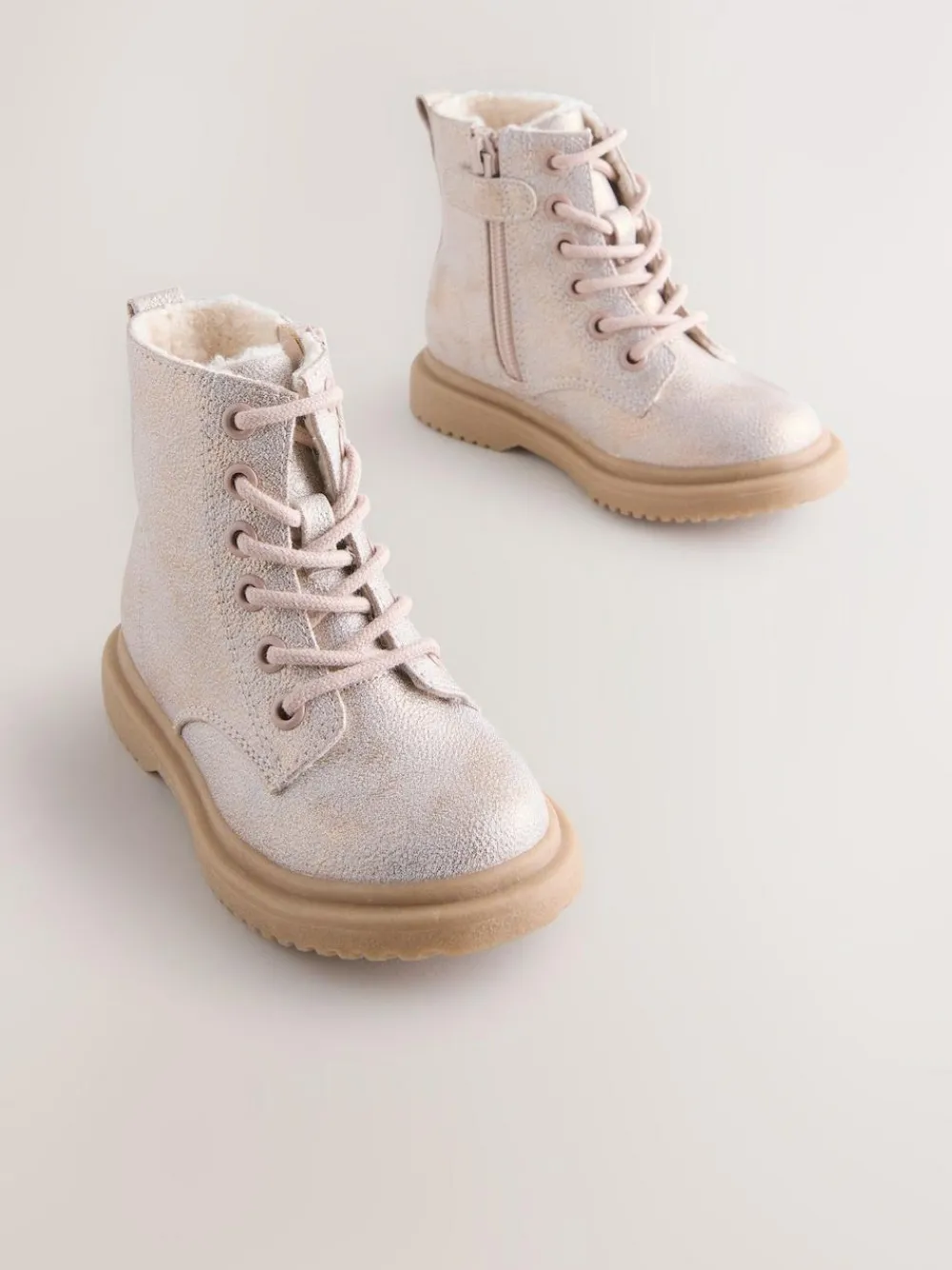Next Standard Fit (F) Lace-Up Ankle Boots^ Boots|Baby Boots