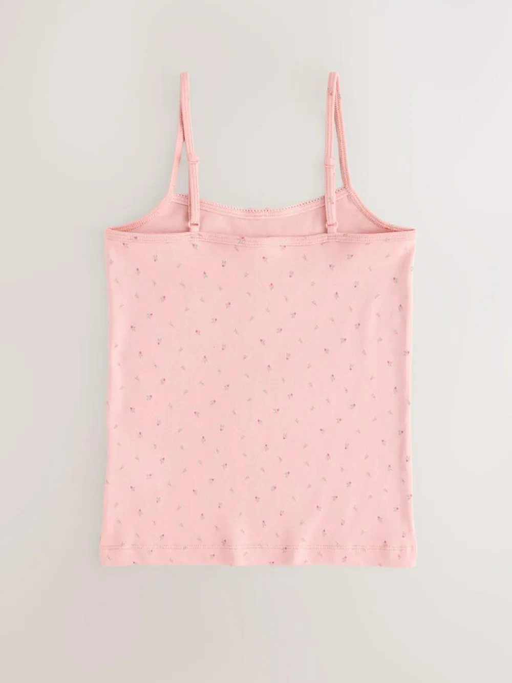 Clearance Next Strappy Printed Cami Vests 3 Pack (1.5-16yrs) Pink