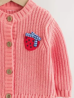 Next Baby Embroidered Back Cardigan (0mths-2yrs)^ Knitwear|Knitwear