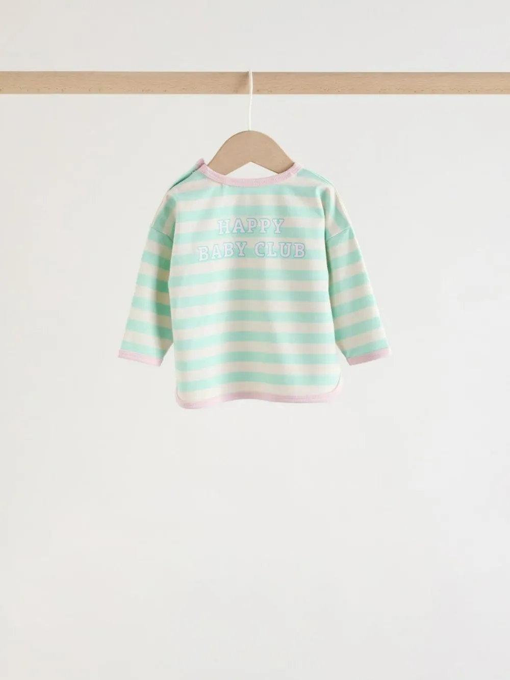 Next Pink Stripe Long Sleeve Top And Leggings Set 6 Piece (0mths-3yrs)^ Tops