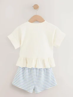 Best Next Pink T-Shirt & Short 2 Pack Set (3mths-7yrs)