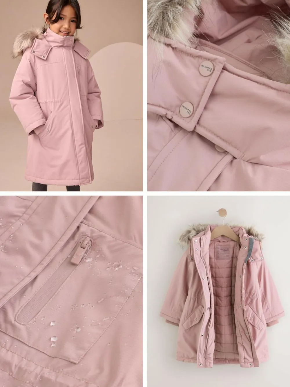 Next Waterproof Wadded Coat (3-16yrs)^ Jackets & Coats|Snowsuits & Coats