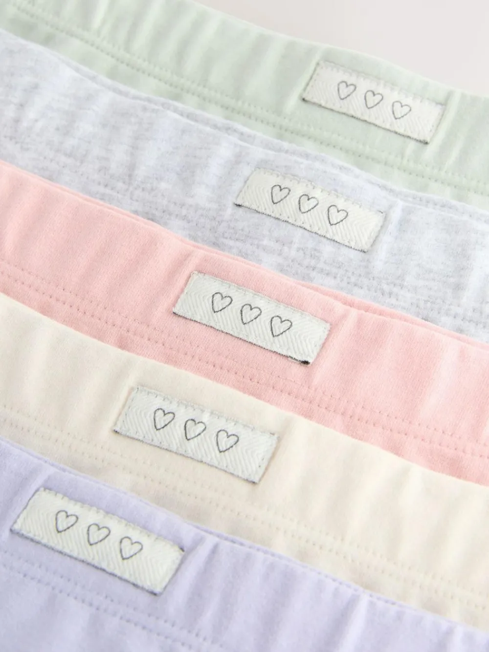 Next Pink/Blue Soft Touch Short Briefs 5 Pack (2-16yrs)^ Underwear