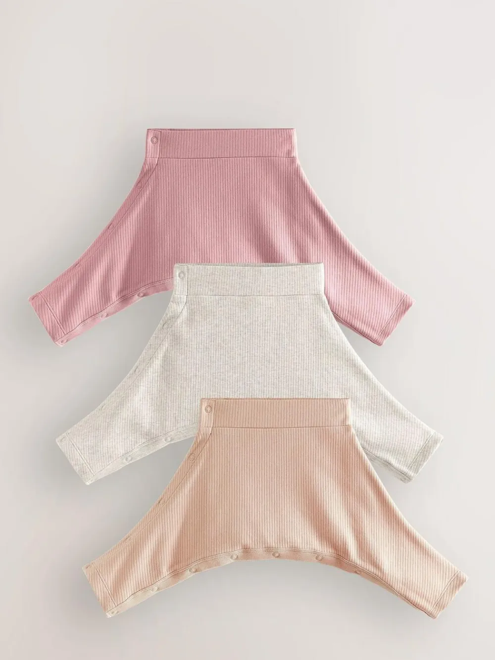 Next Pink/Grey 3 Pack Hip Dysplasia Baby Leggings (0-3yrs)