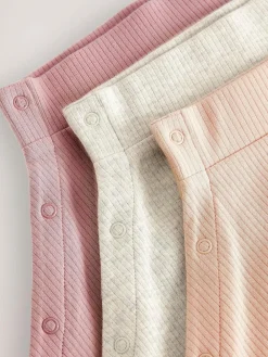 Next Pink/Grey 3 Pack Hip Dysplasia Baby Leggings (0-3yrs)