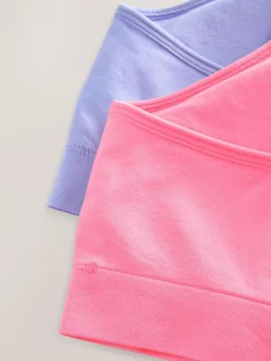 Next Seam Free Strappy Crop Tops 2 Pack with Removable Lightly Padded Cups (7-16yrs)^ Bras & Crop Tops