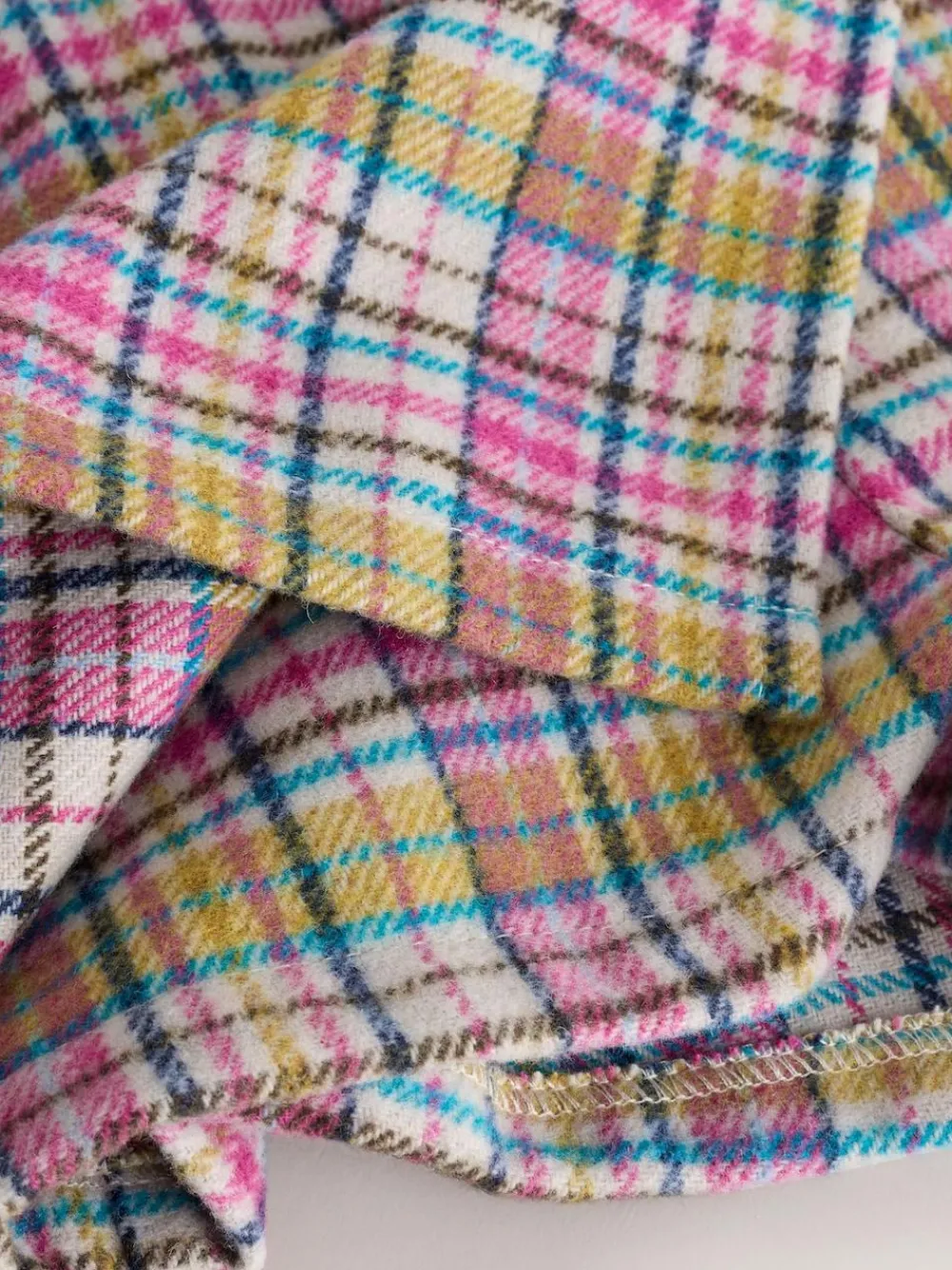 New Next Pink/Mink Check Skirt and Tights Set (3mths-7yrs)