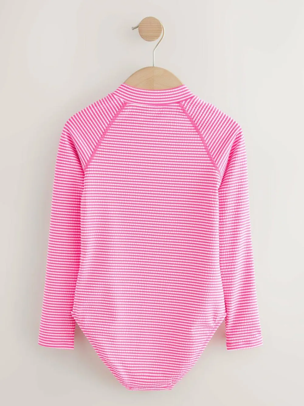 Next Textured Long Sleeve Sunsafe Swimsuit (3-16yrs)^ Swimwear
