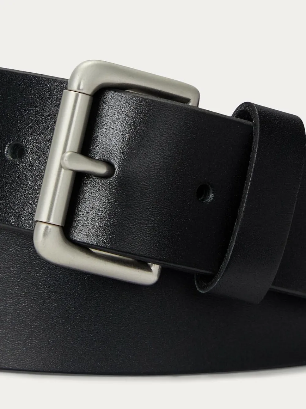 Sale Polo Ralph Lauren Leather Jeans Belt Black