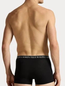 Polo Ralph Lauren Black Stretch Cotton Boxers 3 Pack^ Underwear|Underwear