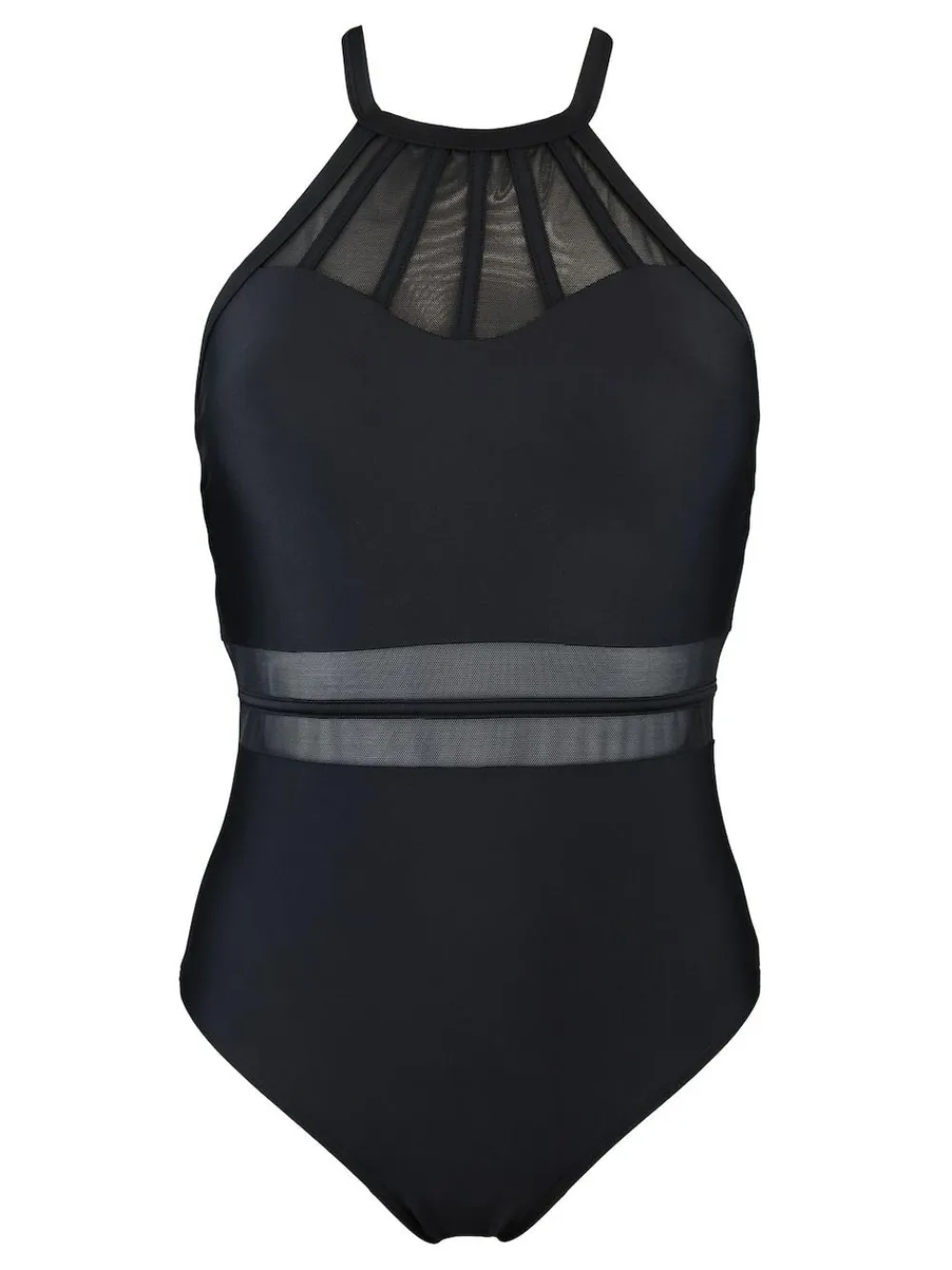 Pour Moi Beach Bound High Neck Swimsuit^Women Swimwear
