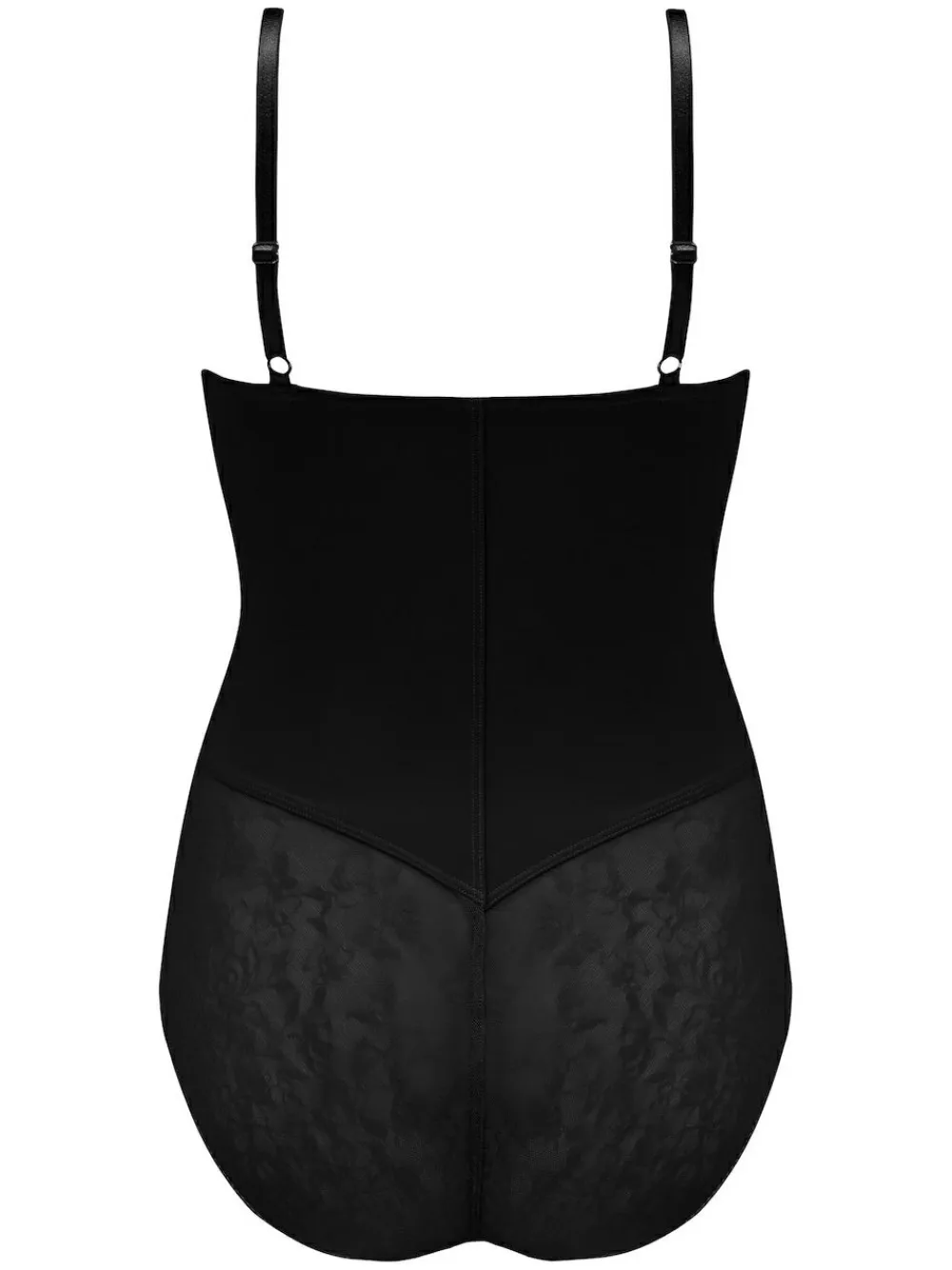 Pour Moi Effortless Tummy Control Wear Your Own Bra Body Shapewear Black