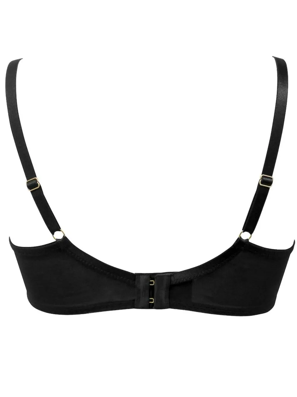 Sale Pour Moi Non-Padded India Eyelash Lace Bra Black