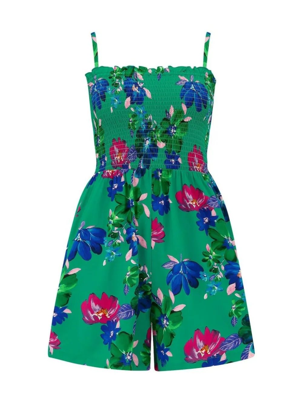 Pour Moi Strapless Shirred Bodice Woven Beach Playsuit^Women Jumpsuits & Playsuits