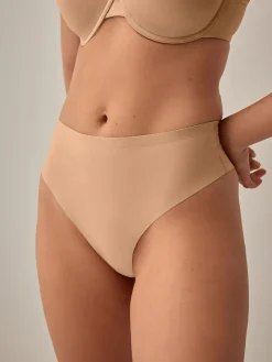 Next High Rise High Leg No VPL Tummy Control Shaping Knickers^Women Shapewear
